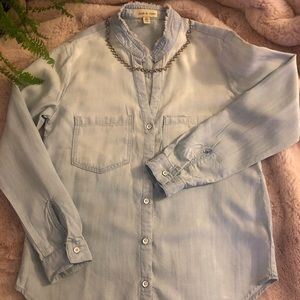Cloth & Stone Chambray Jean Shirt